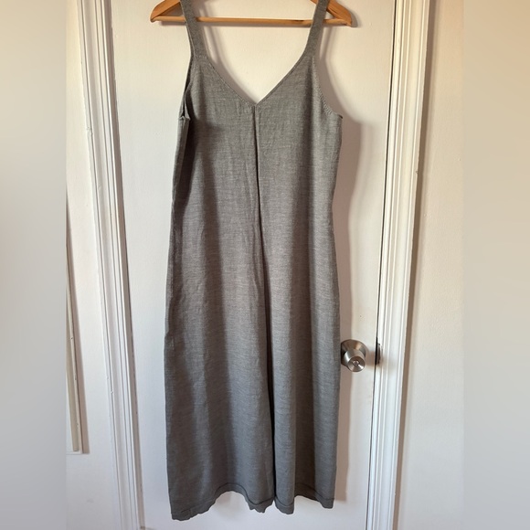 J.Crew Merino Wool Gray Slip knit Sweater Dress Large - Picture 5 of 6